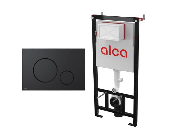 Installation system for suspended toilet Alcadrain AM101/1120 + button M678