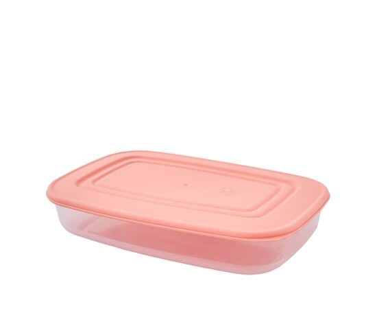 Container Aleana for products rectangular 2.5 l transparent/apricot