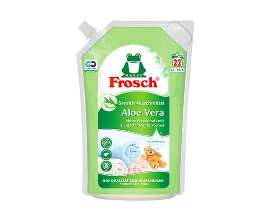 Liquid laundry detergent aloe vera Frosch Sensetive 1500 ml