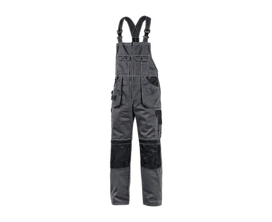 Work overalls gray with black inserts American Safety ASOGBS-B 2XL