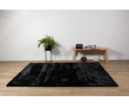 Carpet DCcarpets Heaven 90770 Black 160x230 cm