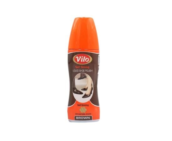 Leather polishing liquid Vilo 80ml brown