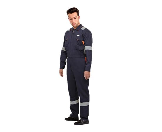 Overalls working blue American Safety ASDOH-N M