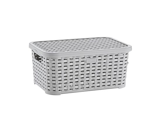 Basket with lid Irak Plastik HOME DESIGN SP-290 5 l