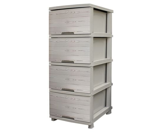 Plastic chest of drawers Aleana 45x39x95 cm