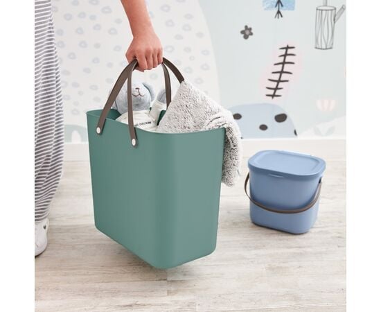 Storage box Rotho 25 l ALBULA Mistletoe green