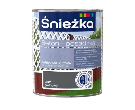 Concrete paint Sniezka B07 0,8 l graphite