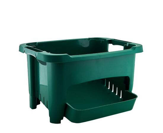 Basket for vegetable storage Aleana green