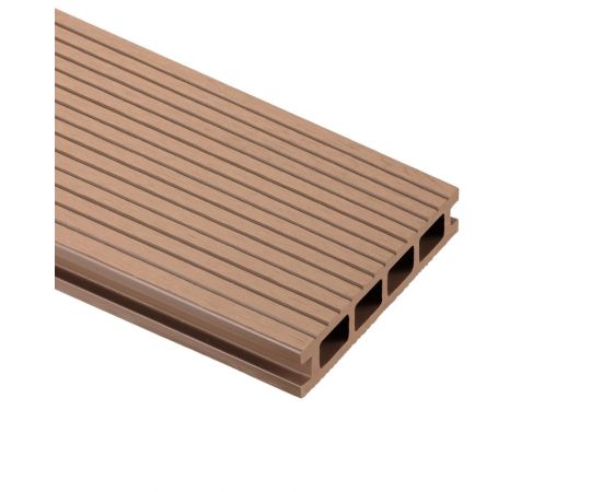 Доска террасная Bergdeck S140 BB1107 Teak 140x25x2200 мм