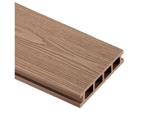 Доска террасная Bergdeck S140 BB1107 Teak 140x25x2200 мм