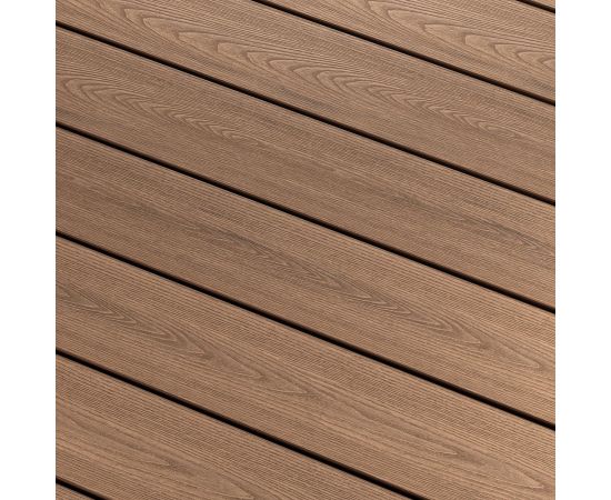 Доска террасная Bergdeck S140 BB1107 Teak 140x25x2200 мм