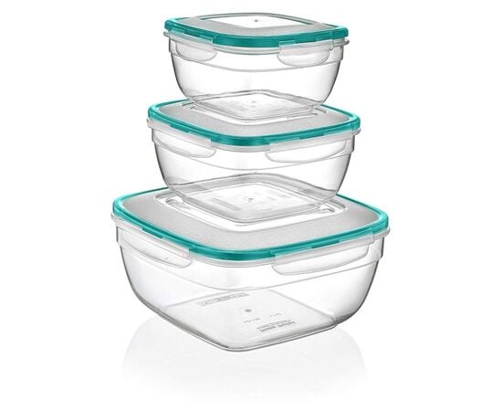 Set of containers for products Irak Plastik Fresh box LC-300 3 pc