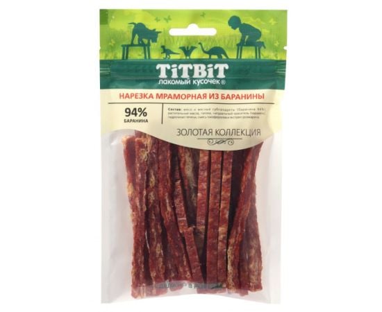 Sliced lamb for dogs TitBit 80 g