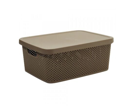 Plastic basket with lid Hobby Life 04 1261 18827 13L 28x38,5x15,5cm