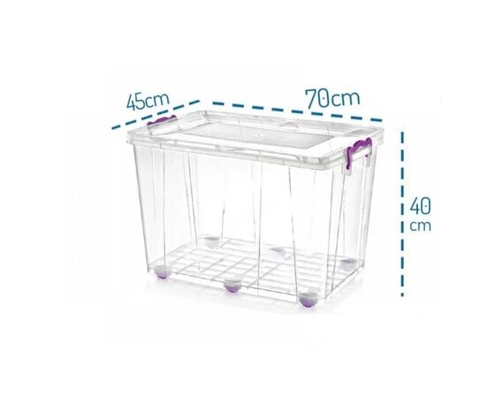 Plastic container Irak Plastik Home Design 80l 460