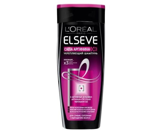 Шампунь для волос Loreal Elseve сила аргинина 400 мл