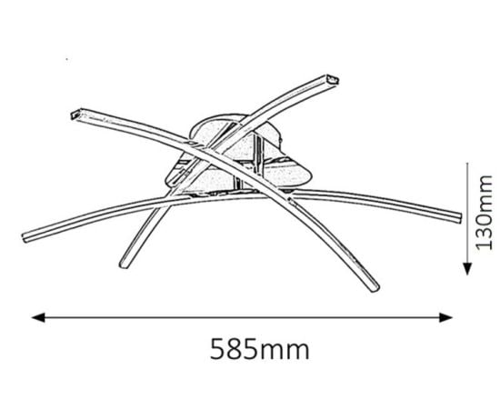 Chandelier Rabalux Alexis 2504 3X LED 21W