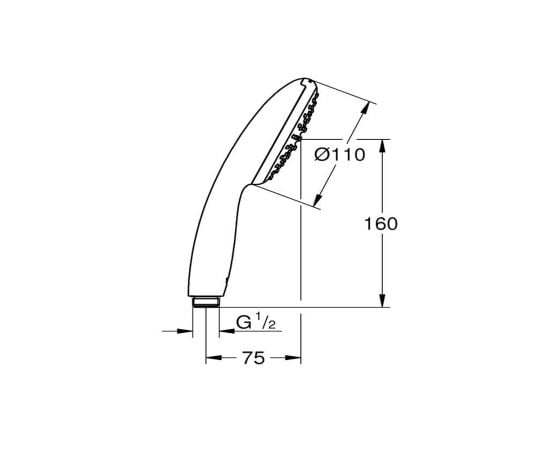 Душевая лейка Grohe VITALIO START 27941001