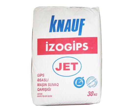 ბათქაში თაბაშირის ფუძეზე Knauf Izogips Jet 30 კგ