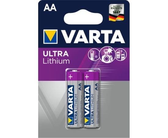 Батарейка Varta Lithium AA 2 шт