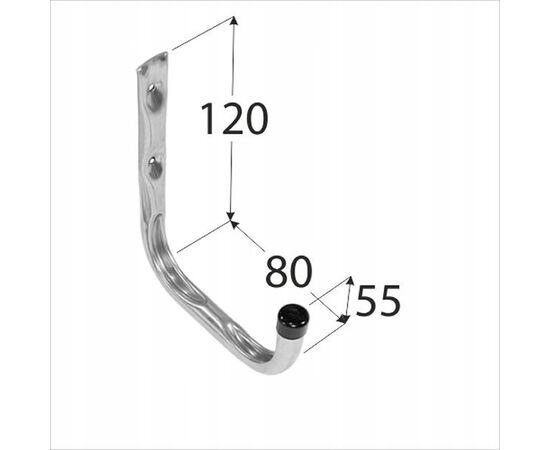 Крюк Domax HPU80 120x80x55 мм