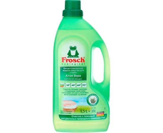 Жидкость для стирки Sensitive с Алое Вера Frosch 1,5 л