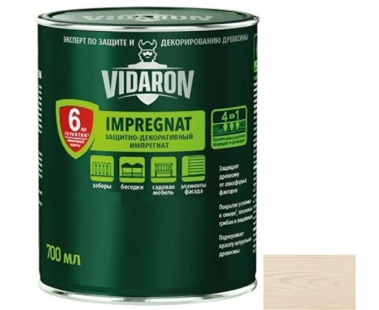 Пропитка по дереву Vidaron Impregnat 700 мл V17 дуб беленый