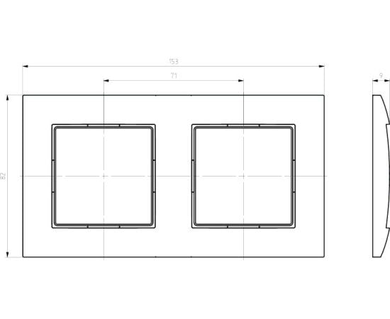 Frame Ospel Aria R-2U/27 2 sectional beige