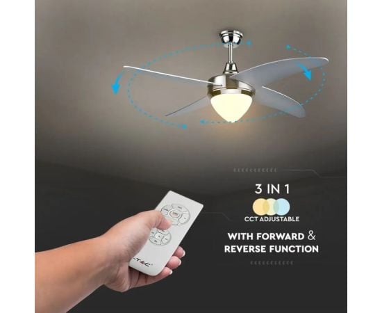 Chandelier ceiling fan V-TAC LED 7915 60W