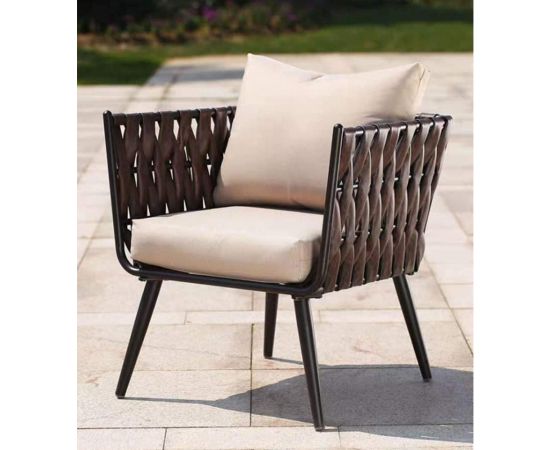 Garden furniture set table 2 armchair and sofa JHA-16010