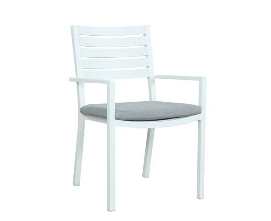 Стул  Mayfair Dining Chair With Cushion matte white