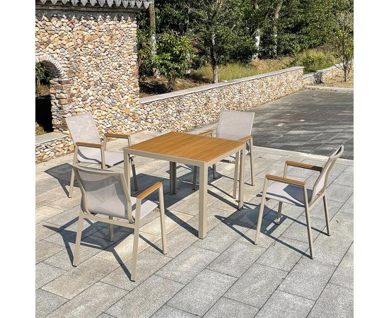 Garden furniture set table and 4 chairs SLX-5