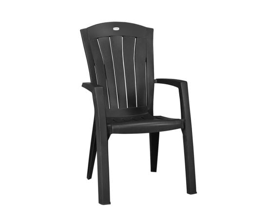 Plastic chair Santorini Jardin GRANIT-STD 99x61x65 cm