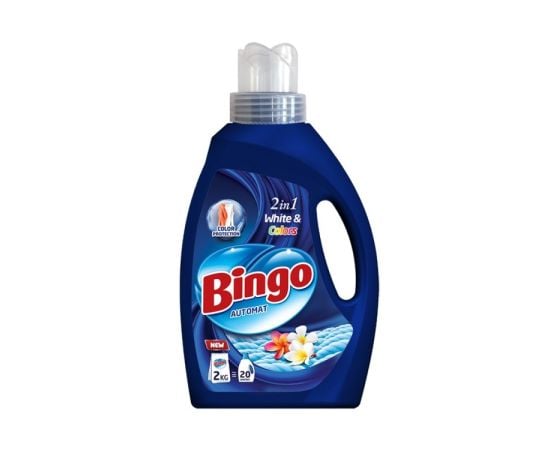 თხევადი ფხვნილი Bingo White&Color 1200 მლ