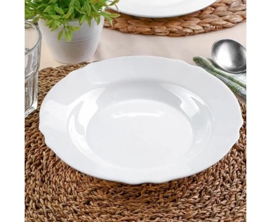 Deep plate Luminarc LOUIS 397004 23cm white opal