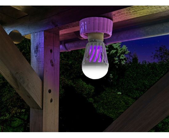 Mosquito killer lamp NOVEEN LED E27 6W 3000V 40m² IKN803