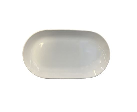 Oval plate COLOUR-WHITE-12 17cm