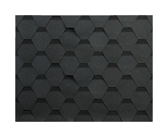 Roof shingle bituminous flexible Technonicol Optima Sonata grey 3 m²