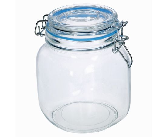 Glass jar with lid Koopman CD1001950 1000ml