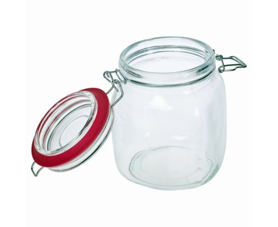 Glass jar with lid Koopman CD1001950 1000ml