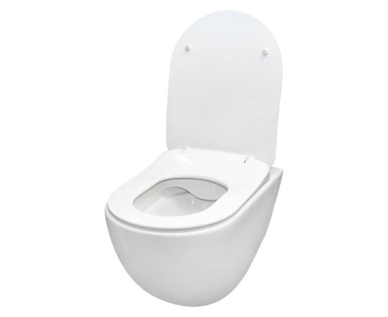 Wall-hung toilet with head cover Artceram White