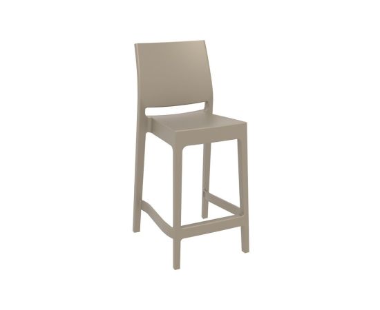 Armchair bar taupe Maya 98x50x65 cm