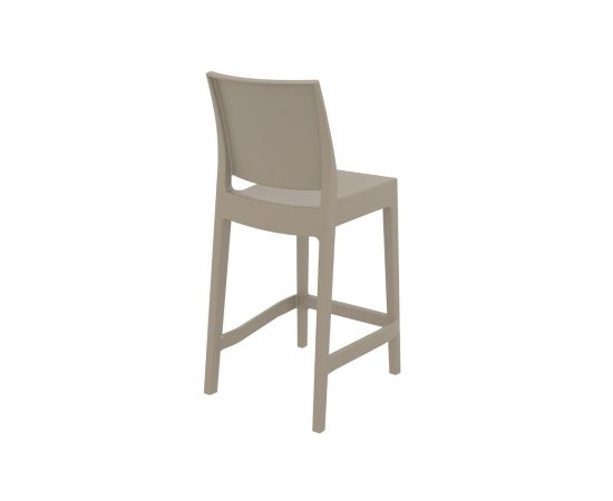 Armchair bar taupe Maya 98x50x65 cm