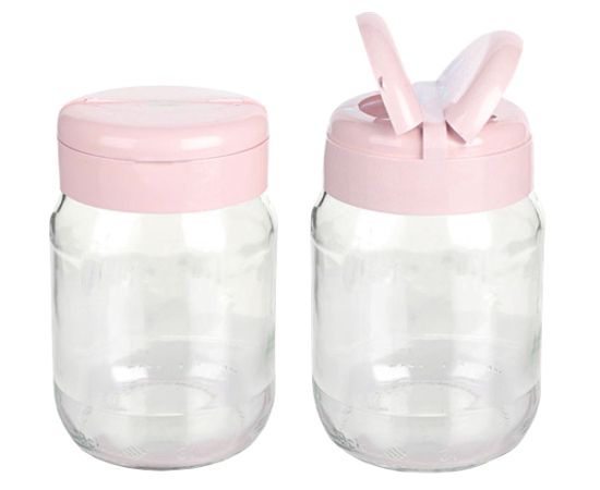 Jar with lid Titiz Wings KC-205 18101 190 ml