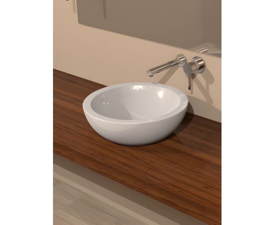 Washbasin countertop Valadares ''Dark white'' D40 сm