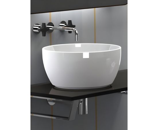 Washbasin countertop Valadares''Zen white'' D44см