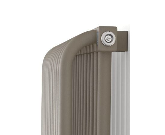 Decorative radiator Terma DELFIN 1800/500 Ral 8015 (SX)