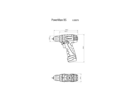 Cordless drill-screwdriver Metabo POWERMAXX BS 10.8V (600079550)