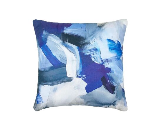 Decorative pillow Home Line 45x45 cm Abstract blue