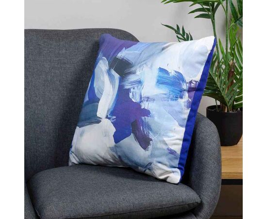 Decorative pillow Home Line 45x45 cm Abstract blue